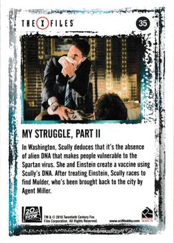 2018 Rittenhouse X-Files Seasons 10 & 11 #35 My Struggle II Back