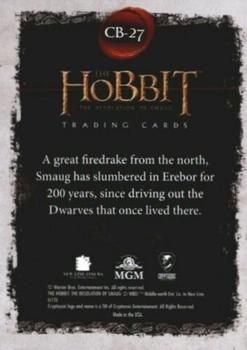 2015 Cryptozoic The Hobbit: The Desolation of Smaug - Character Biographies #CB-27 Smaug Back