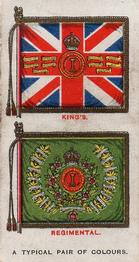 1930 Player's Regimental Standards and Cap Badges #1 A Typical Pair of Colours Front