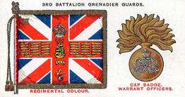 1930 Player's Regimental Standards and Cap Badges #7 3rd Bn. Grenadier Guards Front