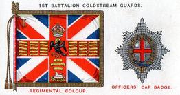 1930 Player's Regimental Standards and Cap Badges #8 1st Bn. Coldstream Guards Front