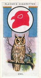 1933 Player's Boy Scout & Girl Guide Patrol Signs & Emblems #13 Owl Front