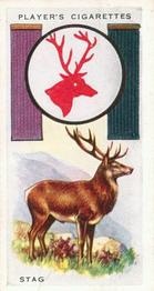 1933 Player's Boy Scout & Girl Guide Patrol Signs & Emblems #20 Red Deer Front