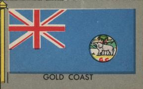 1950 Topps Parade Flags of the World (R714-6) #5 Gold Coast Front