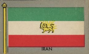 1950 Topps Parade Flags of the World (R714-6) #13 Iran Front