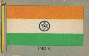 1950 Topps Parade Flags of the World (R714-6) #15 India Front
