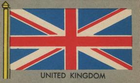 1950 Topps Parade Flags of the World (R714-6) #17 United Kingdom Front
