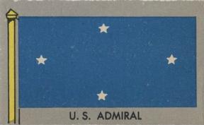 1950 Topps Parade Flags of the World (R714-6) #43 U.S. Admiral Front