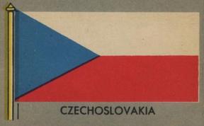 1950 Topps Parade Flags of the World (R714-6) #44 Czechoslovakia Front