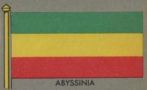 1950 Topps Parade Flags of the World (R714-6) #59 Abyssinia Front