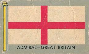 1950 Topps Parade Flags of the World (R714-6) #61 Admiral Great Britain Front