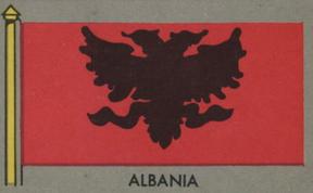 1950 Topps Parade Flags of the World (R714-6) #76 Albania Front