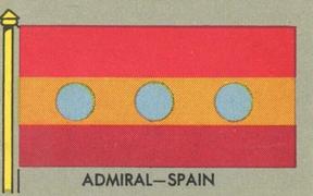 1950 Topps Parade Flags of the World (R714-6) #85 Admiral Spain Front