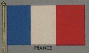 1950 Topps Parade Flags of the World (R714-6) #91 France Front