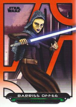 2018 Topps Star Wars: Galactic Files - Orange #ACW-26 Barriss Offee Front