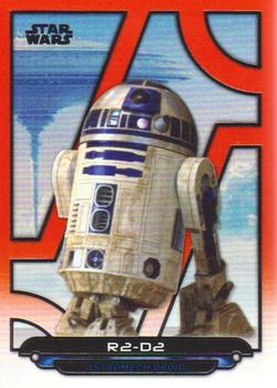 2018 Topps Star Wars: Galactic Files - Orange #ESB-23 R2-D2 Front