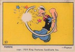 1951 Parkies Colour Comics (V339-3) #10 Popeye Front