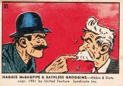 1951 Parkies Colour Comics (V339-3) #18 Haggis McBagpipe & Bathless Groggins Front