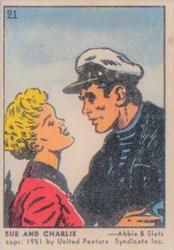 1951 Parkies Colour Comics (V339-3) #21 Sue & Charlie Front