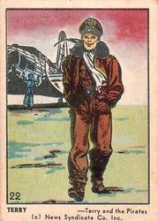1951 Parkies Colour Comics (V339-3) #22 Terry Front