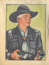 1951 Post Cereal Hopalong Cassidy Wild West (F278-2) #3 Hopalong Cassidy Front