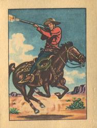 1951 Post Cereal Hopalong Cassidy Wild West (F278-2) #23 Shooting From The Saddle Front
