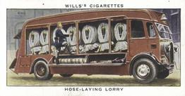 1938 Wills's Air Raid Precautions #26 Hose-Laying Lorry Front