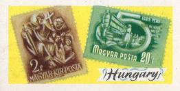 1961 Sweetule Stamp Cards #1 Hungary Front