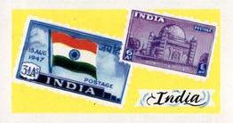 1961 Sweetule Stamp Cards #22 India Front