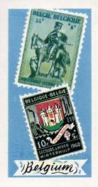 1961 Sweetule Stamp Cards #24 Belgium Front