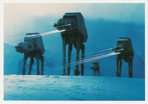 1980 Topps The Empire Strikes Back Photo Cards #15 AT-AT Front