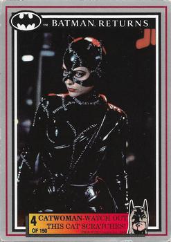 1992 Dynamic Marketing Batman Returns #4 Catwoman – watch out this cat scratches Front