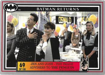 1992 Dynamic Marketing Batman Returns #69 Jen and Josh – the image advisers to The Penguin Front