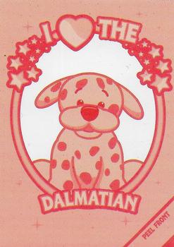 2009 Ganz Webkinz Series 4 - Sparkle Stickers #SP4-07 Dalmatian Back
