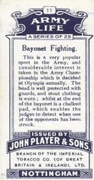 1910 Player's Army Life #11 Bayonet Fighting Back