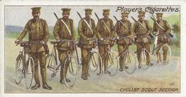 1910 Player's Army Life #15 Cyclists Scout Section Front