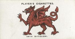 1924 Player's Army Corps & Divisional Signs 1914-1918 #2 38th (Welsh) Division Front