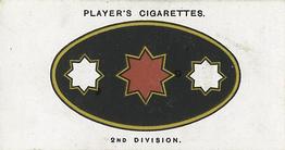 1924 Player's Army Corps & Divisional Signs 1914-1918 #45 2nd Division Front