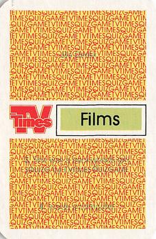 1985 Milton Bradley TV Times #NNO Bo Derek / Dudley Moore Back