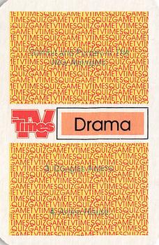 1985 Milton Bradley TV Times #NNO Steed / Gambit / Purdey Back