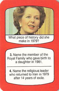 1985 Milton Bradley TV Times #NNO Margaret Thatcher Front