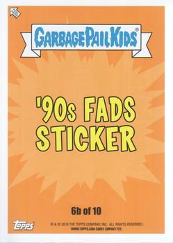 2019 Topps Garbage Pail Kids We Hate the '90s #6b Fishy Fred Back