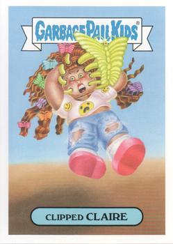 2019 Topps Garbage Pail Kids We Hate the '90s #2b Clipped Claire Front