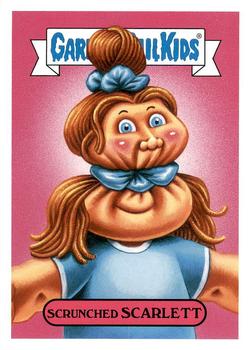 2019 Topps Garbage Pail Kids We Hate the '90s #3a Scrunched Scarlett Front