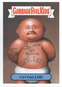 2019 Topps Garbage Pail Kids We Hate the '90s #6b Tattoo Lou Front