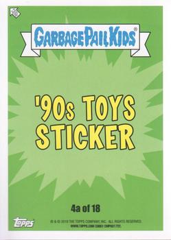 2019 Topps Garbage Pail Kids We Hate the '90s #4a Zvee Bot Back