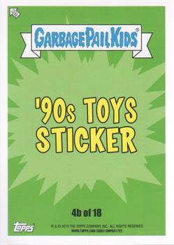 2019 Topps Garbage Pail Kids We Hate the '90s #4b Void Boyd Back
