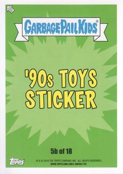 2019 Topps Garbage Pail Kids We Hate the '90s #5b Mad Bill Back