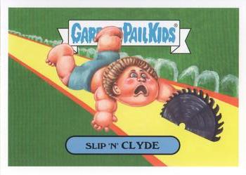 2019 Topps Garbage Pail Kids We Hate the '90s #8a Slip 'n' Clyde Front