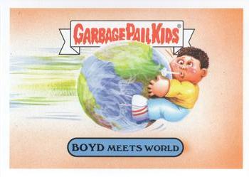 2019 Topps Garbage Pail Kids We Hate the '90s #8a Boyd Meets World Front